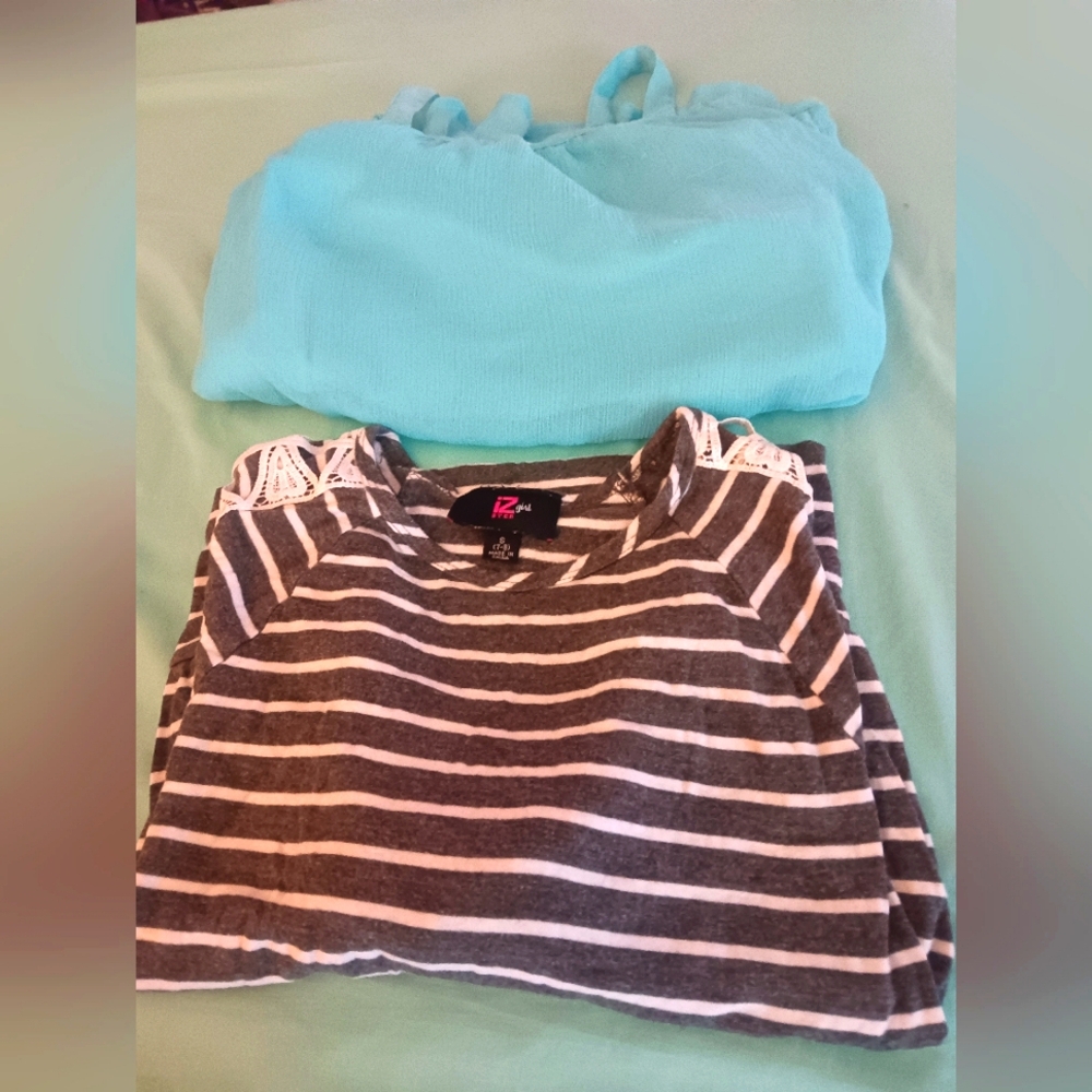 Girls size 7/8, pair of name brand blouses